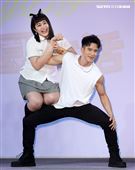 JR紀言愷出席哈福高中超Young運動會。（記者邱榮吉/攝影）