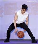 JR紀言愷出席哈福高中超Young運動會。（記者邱榮吉/攝影）