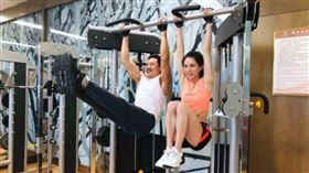 ▲李若彤健身。（圖／翻攝自李若彤IG）