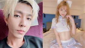 米砂公開徵求AV男優，並希望顏值要跟炎亞綸一樣帥。（圖／翻攝自米砂IG、炎亞綸IG）