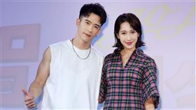 JR紀言愷、楊晴出席哈福高中超Young運動會。（記者邱榮吉/攝影）