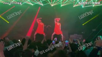 夜店版魷魚遊戲　木頭人女娃辣跳電臀