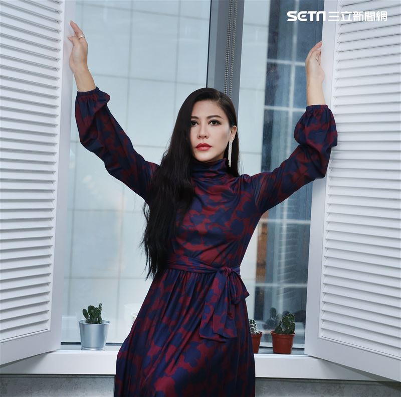 艾怡良三立新聞網專訪。（記者邱榮吉/攝影）