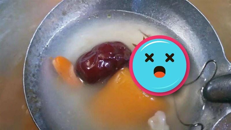 她喝紅棗湯驚見超長觸鬚　網：成精了
