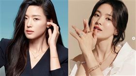 宋慧喬和全智賢在新戲劇酬每集高達2億韓圜。（圖／翻攝自宋慧喬、全智賢IG）