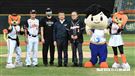 潘忠韋為台灣大賽G3開球。（圖／記者王怡翔攝影）