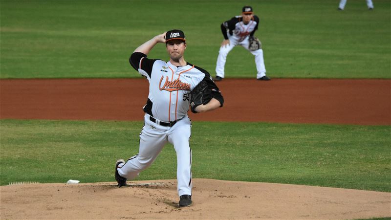 台灣大賽G3統一獅先發投手猛威爾。（圖／記者王怡翔攝影）