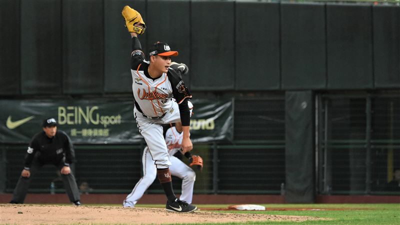 台灣大賽G3統一獅江辰晏。（圖／記者王怡翔攝影）