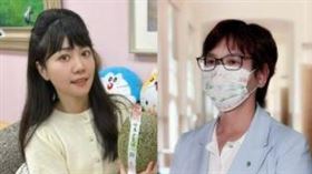 ▲突被高嘉瑜摟著　蔡壁如心疼：很堅強。（圖／高嘉瑜、蔡壁如臉書）
