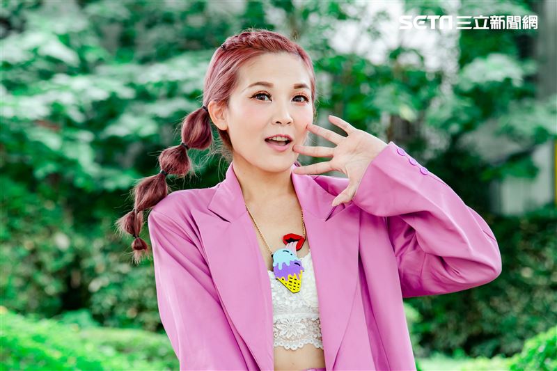 圓圓三立新聞網專訪。（圖／記者楊澍攝影）