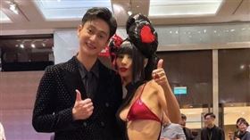 劉冠廷，白靈。(圖／白靈臉書)