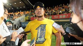 ▲中信兄弟拿下中華職棒32年總冠軍，資深球員林智勝受訪。（圖／記者劉彥池攝影）