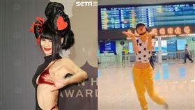 55歲美籍華裔女星白靈/桃園機場/搭機離開台灣。IG