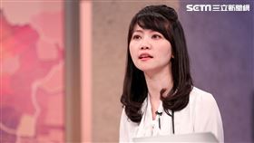 兩代鄉民女神高嘉瑜、黃捷同台參與辯論節目。（記者林士傑/攝影）