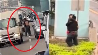 男行竊失風馬路成拳擊場　民眾看傻眼