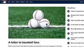 大聯盟官網已經沒有大聯盟球員照片和報導。（圖／翻攝自大聯盟官網）