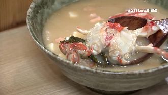 獨／50元味噌湯　竟加螃蟹天使紅蝦