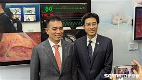 友達總經理暨達擎董事長柯富仁（左）、達擎總經理廖世宏（右）。（圖／記者戴玉翔攝影）