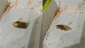 吃便當吃到手指（圖／翻攝自DCARD）