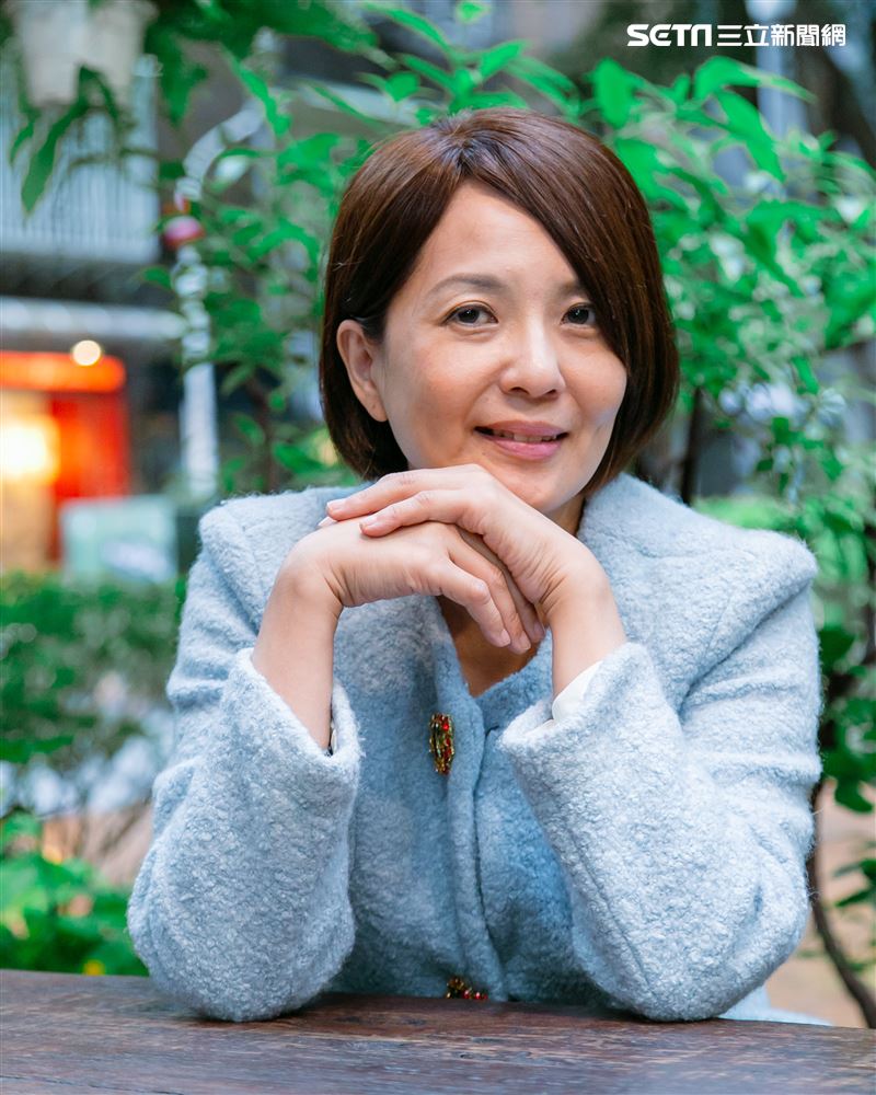 何方三立新聞網專訪。（圖／記者楊澍攝影）