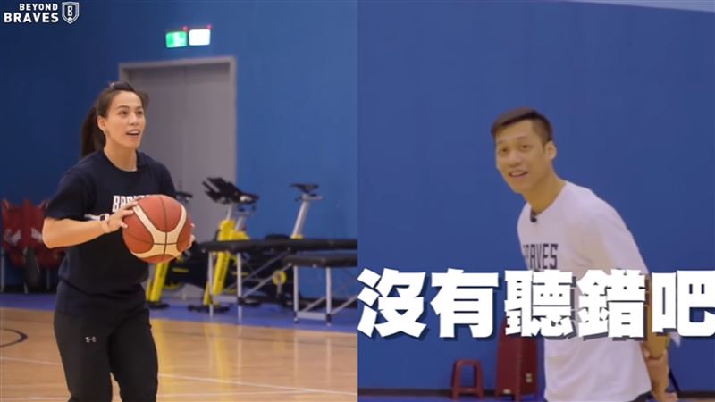 一對一單打林志傑　郭婞淳秒進3分球