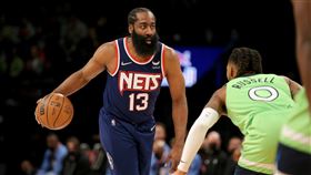 ▲哈登（James Harden）站上罰球線15次是本季第3多。（圖／路透社／達志影像）