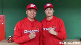 味全龍羅嘉仁、森榮鴻。（圖／記者王怡翔攝影）