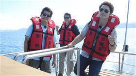 廖科溢、謝哲青和工頭堅