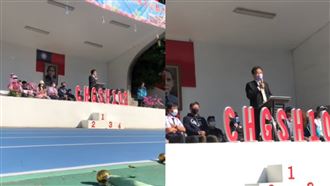 副縣長到彰女致詞　突喊彰中人哈巴狗