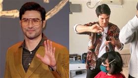 鳳小岳曬出花絮照，幽默形容自己「斜槓當髮型助理」。（圖／翻攝自鳳小岳IG）