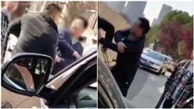 BMW男逆向闖單行道！女駕駛沒讓路　老公被狂賞巴掌（圖／翻攝自頭條新聞）