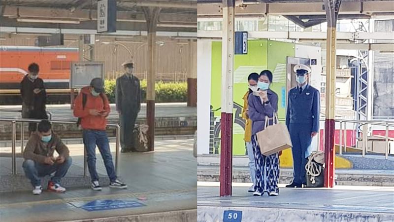 火車誤點！軍校生立正半小時　網感動