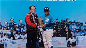 ▲花蓮台彩威力彩盃全國少棒賽胡冠威張睿哲全灑儒傅崑萁。（圖／記者林辰彥攝影）