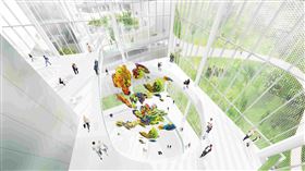 ▲台中人引頸期盼的綠美圖在完工後，將是全台首座結合美術館及圖書館功能的公共場館。（圖／台中市政府文化局提供）