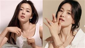 全智賢與宋慧喬。