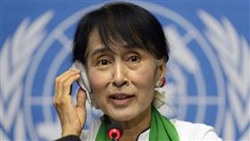 翁山蘇姬。（圖／美聯社／達志影像）