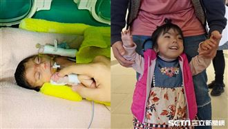 醫診斷活不過5歲　母牽她小手不放棄