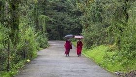 印度僧侶。（圖／美聯社／達志影像）