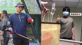 ▲中信兄弟總教練林威助探病詹子賢。（圖／翻攝自詹子賢IG）