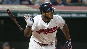 ▲Yasiel Puig在2019年效力克里夫蘭印地安人。（資料照／美聯社／達志影像）
