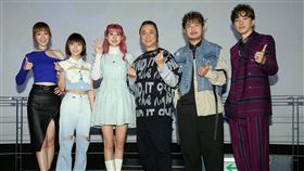 木曜四超玩主持群邰智源、KID、謝坤達、溫妮、泱泱和阿部瑪利亞、LULU/記者楊澍攝影