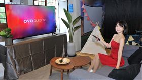 OVO發表QLED 量子電視，內建聯發科晶片（圖／品牌提供）