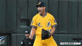 台灣大賽G3中信兄弟守護神李振昌。（圖／記者王怡翔攝影）