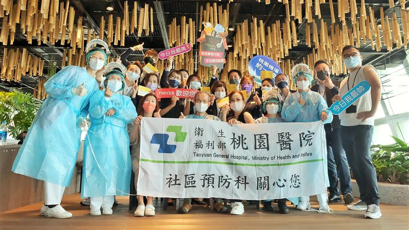 守護國土安全！桃機員工接種第3劑