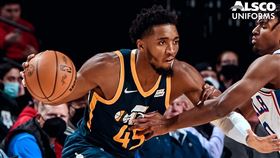 ▲米契爾（Donovan Mitchell）投進5顆三分球，攻下全場最高22分。（圖／翻攝自爵士推特）