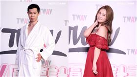 鄧佳華見習男優圓夢計畫，女優孟若羽加油打氣。（組合圖／記者邱榮吉攝影）