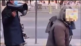 乞討,大聲公,老奶奶,城管