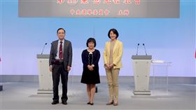 全國性公民投票第18案「反萊豬公投」意見發表會林應然王鴻薇（圖／中選會提供）