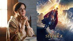 《她們》艾瑪華森、奇異博士／索尼影業提供、漫威官方海報