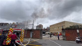 新／台電變電所爆炸　現場畫面曝光